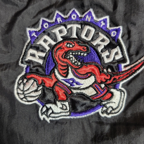 Vintage NBA Toronto Raptors Tear Away Track Pants by Mighty Mac - Picture 5 of 7